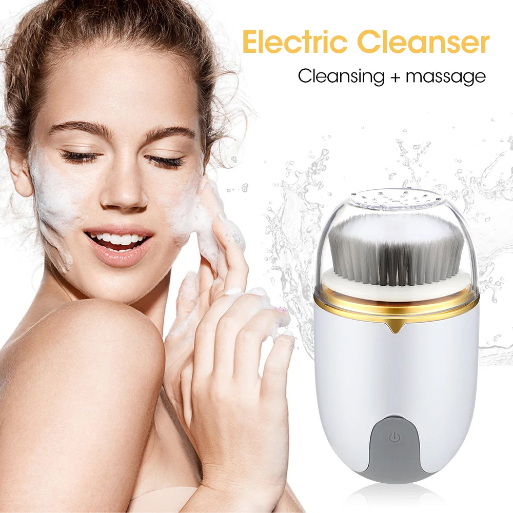 Serenity Luster Ultrasonic Skin Scrubber Facial Skin Care Kit - Serenity Luster