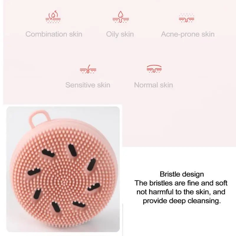 Serenity Luster Silicone Facial Cleanser Massager - Serenity Luster