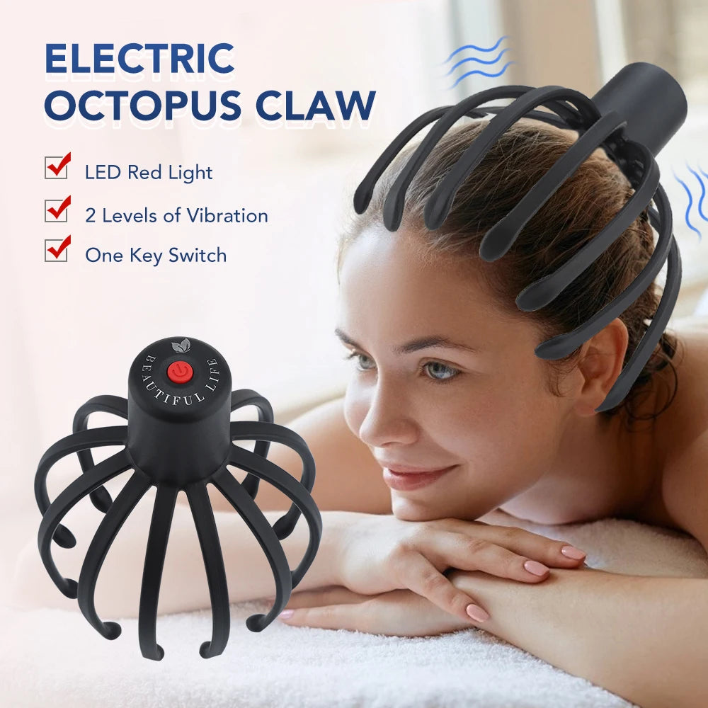 Serenity Luster Electric Octopus Claw Scalp Massager - Serenity Luster