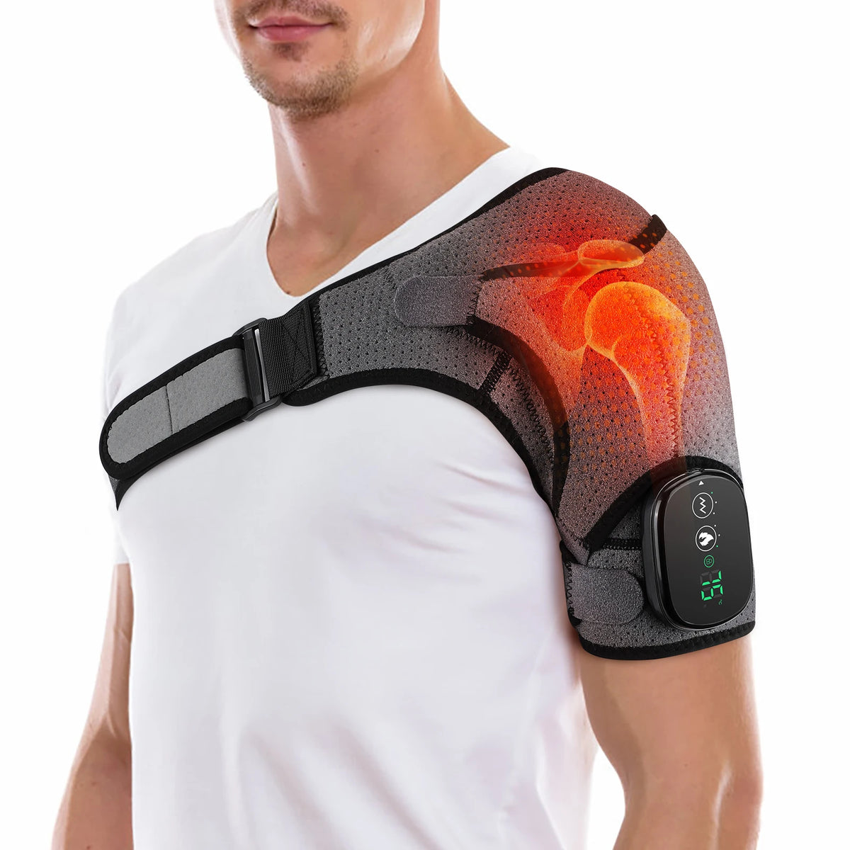 Serenity Luster Electric Heating Shoulder Massage Belt - Serenity Luster